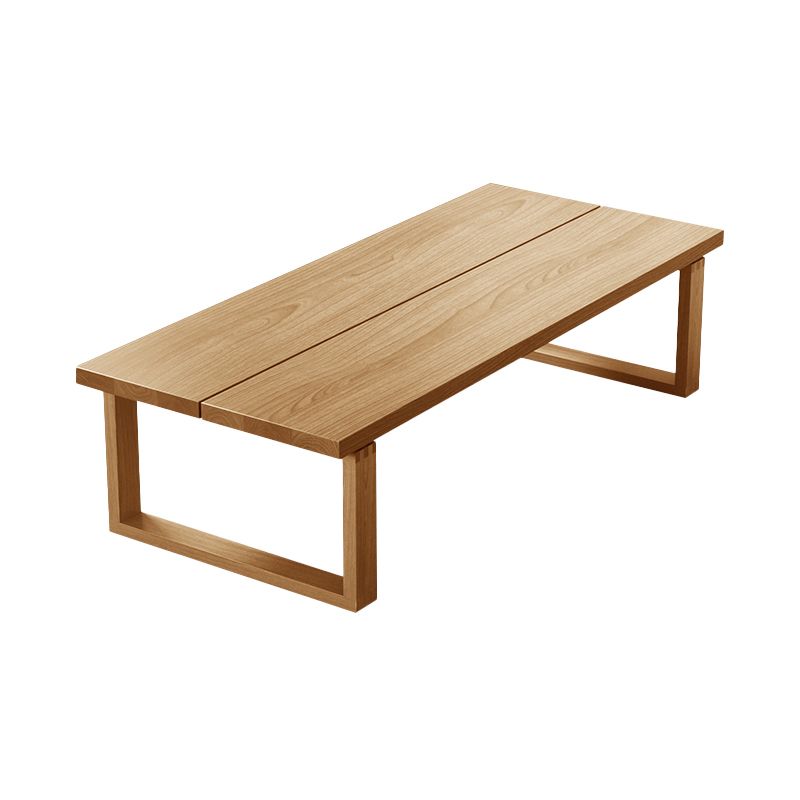 Slede Natuurlijke salontafel Set rechthoek vaste houten salontafel