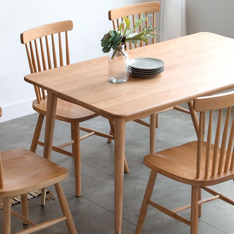 Rectangle Oak Wood Table in Nature Modern Dining Table with 4 Legs for Restaurant Clearhalo ' dining_table' 'Dining Tables & Seating' 'Dining Tables' 'furn' 'furn_dining_table' 'Furniture' 'furniture_dining_table' 'Kitchen & Dining Furniture' 'kitchen&dining_furn' 'kitchen' 'kitchen_dining_table' 1200x1200_0ab2e2cb-0146-4728-b8c1-a6e660d929e2