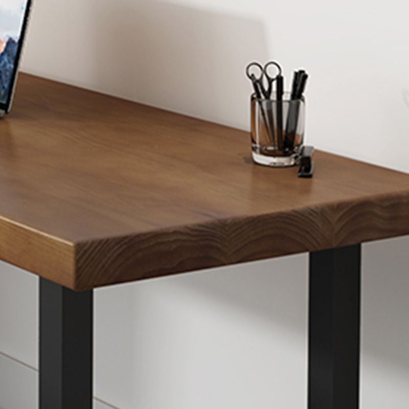 Base d'écriture rectangulaire en bois massif Base de traîneau 29.53 "Bureau de bureau de haut