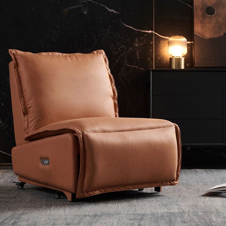 Cuscini rimovibili arancione in finta in finta in finto contemporaneo