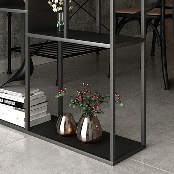 9.84"W Bookshelf Industrial Style Open Back Bookcase for Study Room Home Office Clearhalo 'Bookcases' 'furn' 'furn_bookcases' 'Furniture' 'furniture_bookcases' 'kitchen' 'kitchen_bookcases' 'Living Room Furniture' 'Office Furniture' 1200x1200_3d32f7cc-eaf3-4220-8533-a873309d4fdc