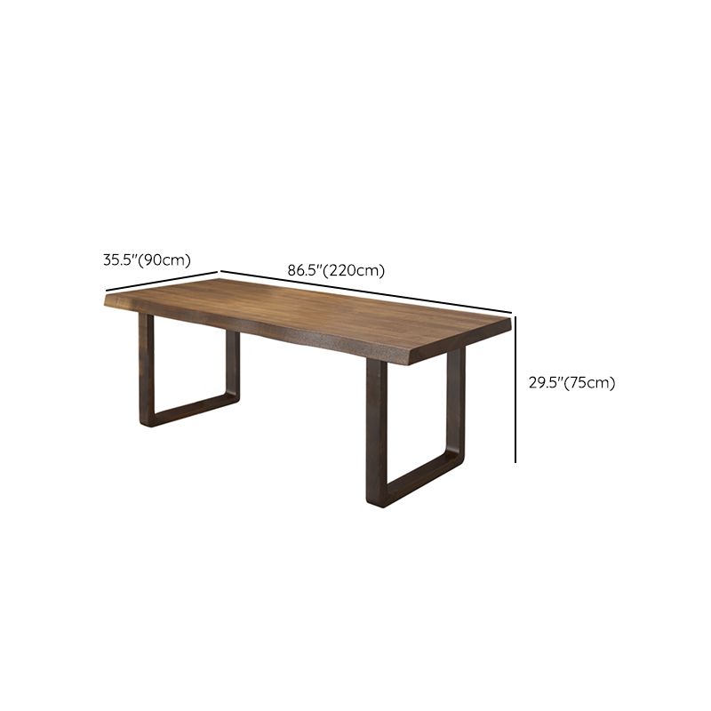 Rectangle Dining Room Dinner Table Kitchen Solid Wood Dining Table