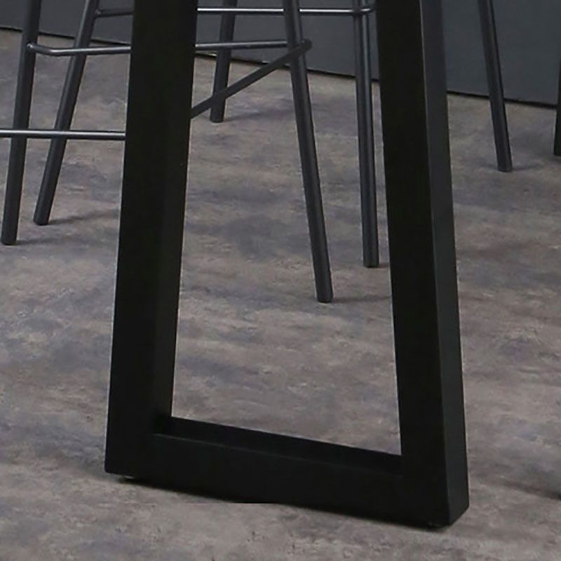 Industrial White Top Counter Table 42-inch Height Table for Living Room Clearhalo 'Bar Furniture' 'Bar Tables' 'bar_tables' 'furn' 'furn_bar_tables' 'Furniture' 'furniture_bar_tables' 'Kitchen & Dining Furniture' 'kitchen&dining_furn' 'kitchen' 1200x1200_49327240-b0b5-4cfc-b83c-ee71c25b4632