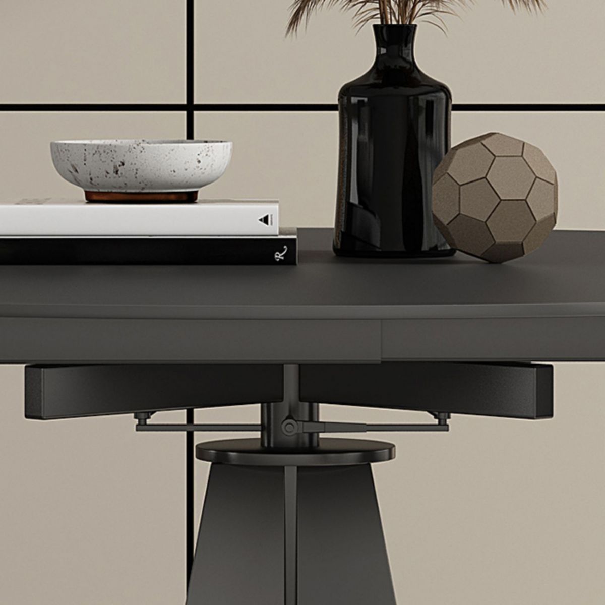 Folding Contemporary Dining Set with Sintered Stone Top Formal Dining Table Furniture Clearhalo 'Dining Room Sets' 'Dining Tables & Seating' 'dining_room_set' 'furn' 'furn_dining_room_set' 'Furniture' 'furniture_dining_room_set' 'Kitchen & Dining Furniture' 'kitchen&dining_furn' 'kitchen' 1200x1200_55276e5a-5500-43a8-8580-f0c58c159d4f