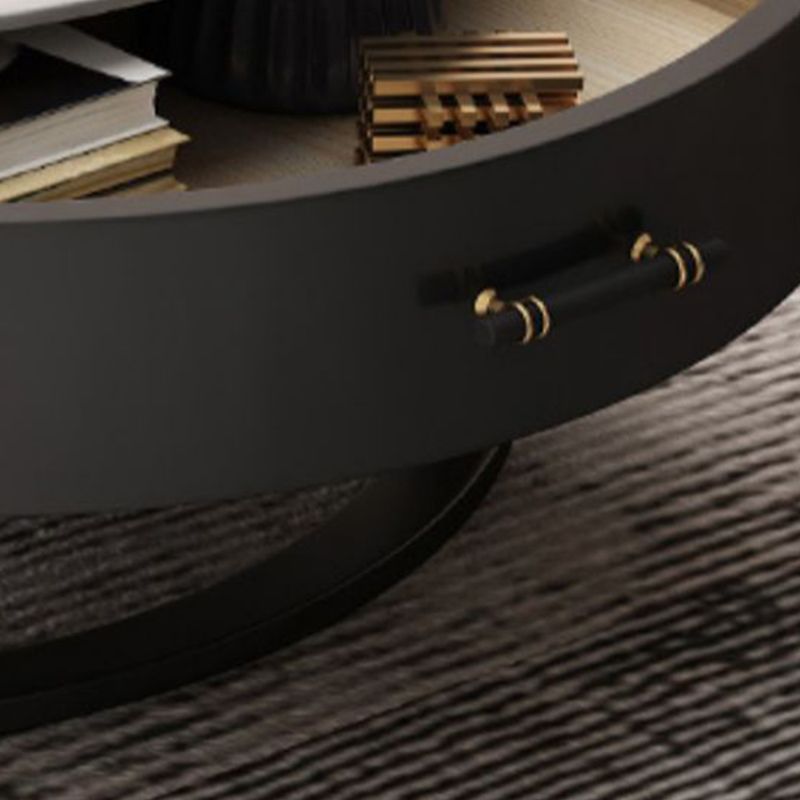 Slate Coffee Cocktail Table Frame Coffee or End Table with Storage Drawers Clearhalo 'Coffee & Accent Tables' 'Coffee Tables' 'coffee_tables' 'furn' 'furn_coffee_tables' 'Furniture' 'Living Room Furniture' 1200x1200_6179aa78-a0df-488e-b1c1-fb459ee2d68c