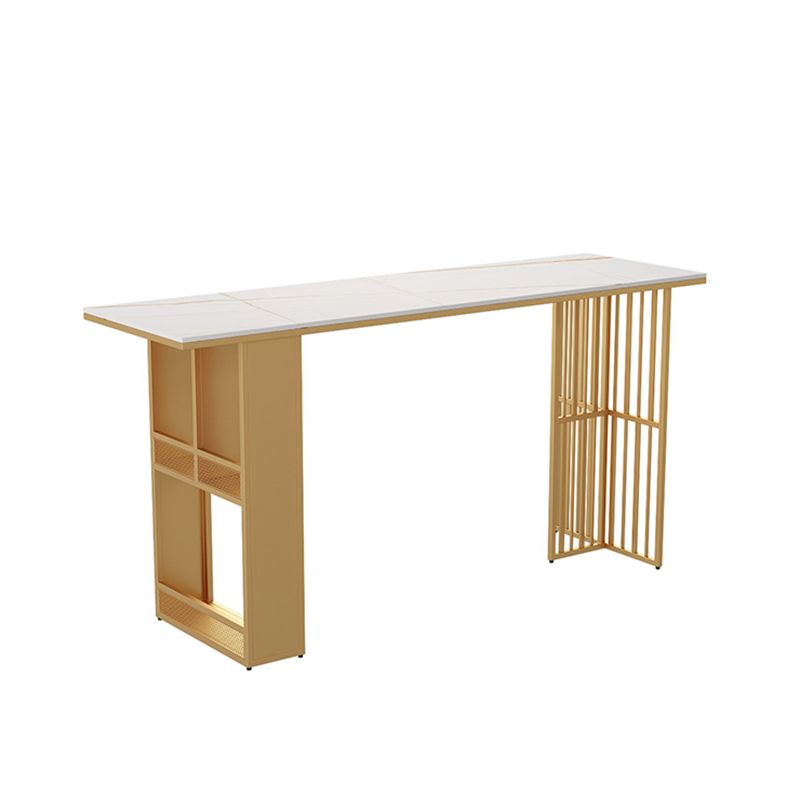 Gesinterde stenen rechthoekige eettafel voor keuken eetkamer