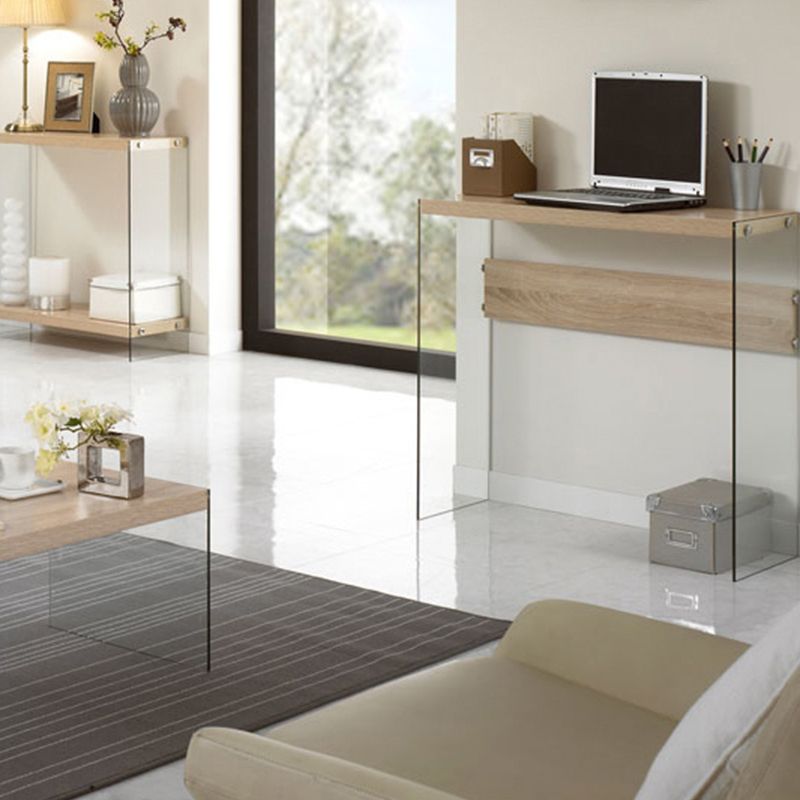 Tavolo console contemporanea a forma di rettangolo tavolo di divano console in natura naturale