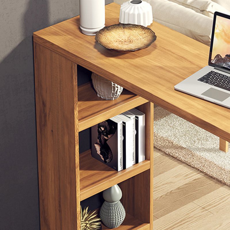 Solid Wood Bar Stool Table Industrial Style Bar Dining Table with Storage Clearhalo 'Bar Furniture' 'Bar Tables' 'bar_tables' 'furn' 'furn_bar_tables' 'Furniture' 'Kitchen & Dining Furniture' 1200x1200_7e33c50f-c57c-4450-8585-6324b0696efe