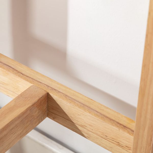 Moderne binnenhout rechthoek barkrukkruktafel met voetsteun