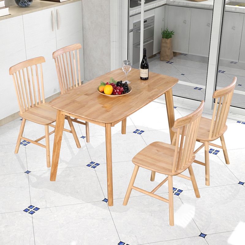 4-foot Oak Solid Wood Table Simplicity Style Rectangle Dining Table Clearhalo ' dining_table' 'Dining Tables & Seating' 'Dining Tables' 'furn' 'furn_dining_table' 'Furniture' 'furniture_dining_table' 'Kitchen & Dining Furniture' 'kitchen&dining_furn' 'kitchen' 'kitchen_dining_table' 1200x1200_8420859c-2d9f-4711-a607-9c68566f46fc