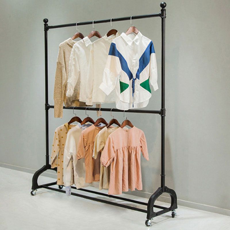 Coat Hanger Metal Hanging Rail Free Standing Coat Rack Living Room Clearhalo 'Entry & Mudroom Furniture' 'furn' 'furn_hall_tree_coat_racks' 'Furniture' 'Hall Trees & Coat Racks' 'hall_tree_coat_racks' 1200x1200_9283d57e-8b76-49ba-b3fe-7e67968f83b9