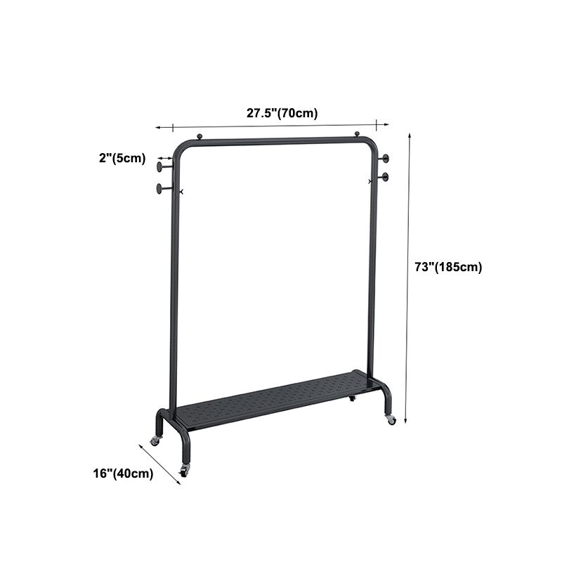 Ganci di metallo della sala industriale senza scaffalatura senza angoscia per cappotto indipendente