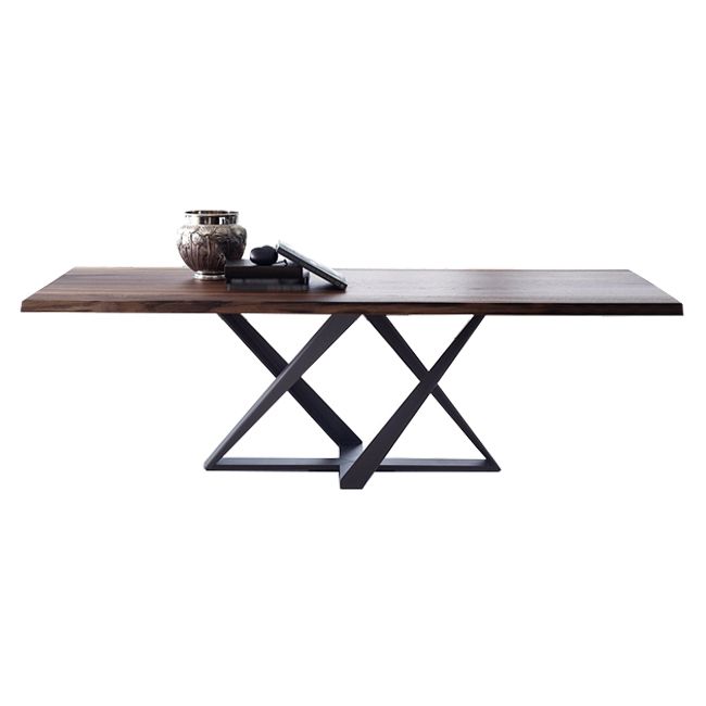 Metal Industrial Rectangle Dining Table Solid Wood Table for Dining Room and Kitchen Clearhalo ' dining_table' 'Dining Tables & Seating' 'Dining Tables' 'furn' 'furn_dining_table' 'Furniture' 'furniture_dining_table' 'Kitchen & Dining Furniture' 'kitchen&dining_furn' 'kitchen' 'kitchen_dining_table' 1200x1200_aa961c82-8f6d-48ae-856f-6b3bc12db9c8