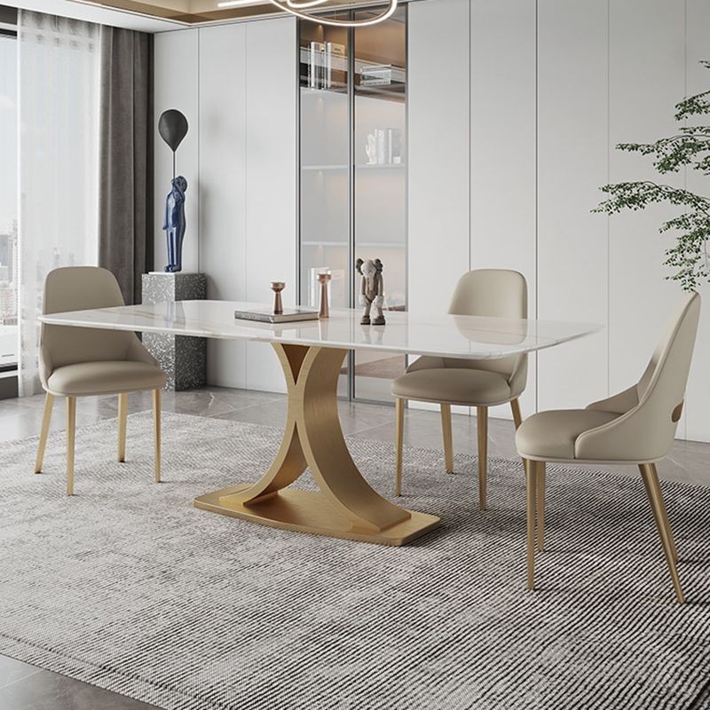 Stone Dining Site Table Traditional Luxury Rectangle Dining Table with Pedestal Base Clearhalo ' dining_table' 'Dining Tables & Seating' 'Dining Tables' 'furn' 'furn_dining_table' 'Furniture' 'furniture_dining_table' 'Kitchen & Dining Furniture' 'kitchen&dining_furn' 'kitchen' 'kitchen_dining_table' 1200x1200_c4510ff5-bc48-4971-ad2c-eb0ef5593e21