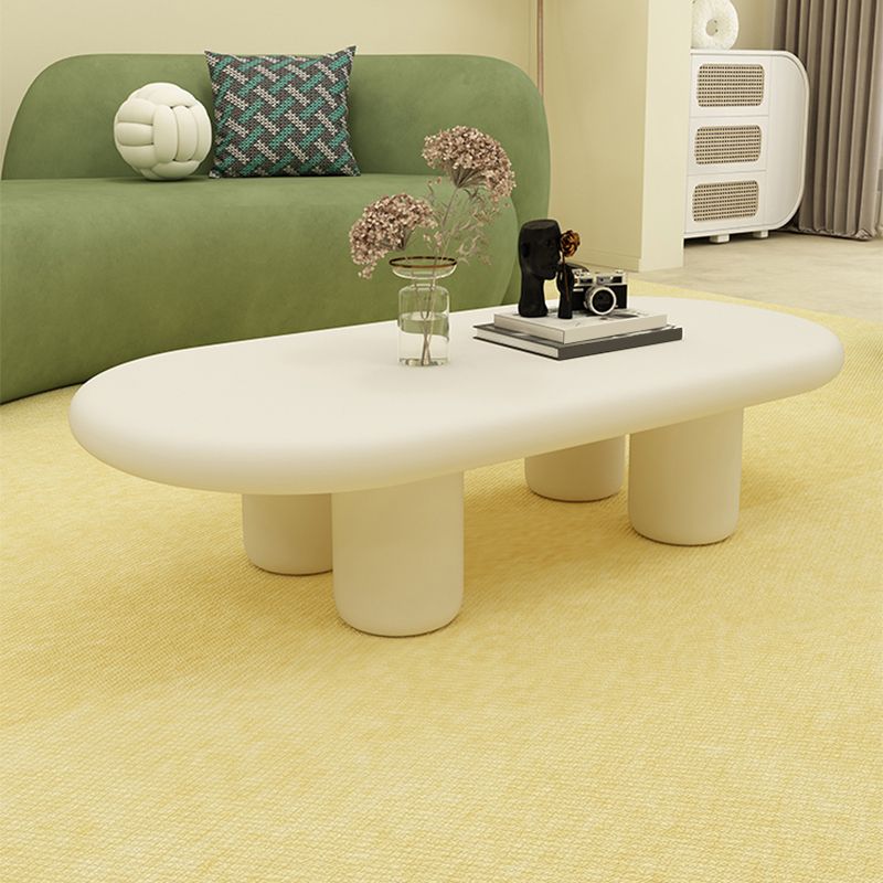 Contemporary Coffee Table 4 Legs Single Coffee Cocktail Table Clearhalo 'Coffee & Accent Tables' 'Coffee Tables' 'coffee_tables' 'furn' 'furn_coffee_tables' 'Furniture' 'Living Room Furniture' 1200x1200_f20b2ab9-90a3-4021-b805-9eb8781d765a