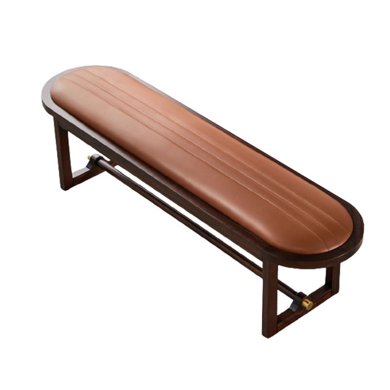 Modern Upholstered Seating Bench Solid Wood Rectangle Bench for Bedroom Clearhalo 'Benches' 'Chairs & Seating' 'furn' 'furn_benches' 'Furniture' 'Living Room Furniture' 1200x1200_f4d907e7-fbe0-4976-97bb-6e7ebc9a3f43