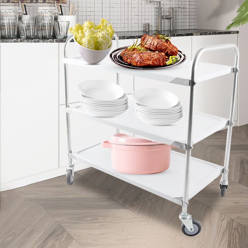 Table de préparation moderne en acier inoxydable