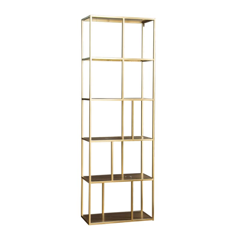 Open Back Bookcase Glam Style Bookshelf for Home Office and Study Room Clearhalo 'Bookcases' 'furn' 'furn_bookcases' 'Furniture' 'furniture_bookcases' 'kitchen' 'kitchen_bookcases' 'Living Room Furniture' 'Office Furniture' 1200x1200_fb37a253-9c09-42db-8076-61ca7f6c0d4b