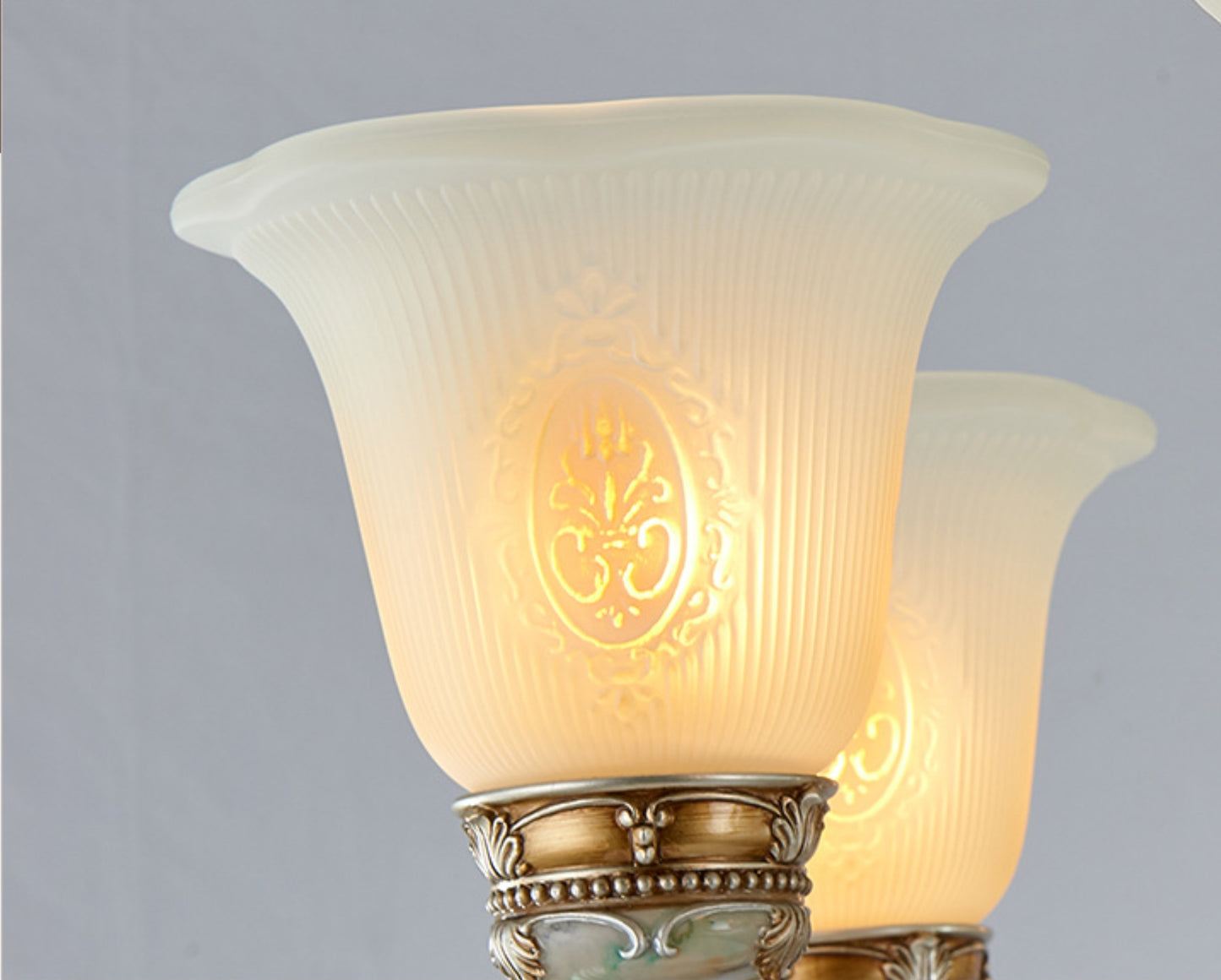 Bloom Hallway Wall Sconce Light French Country Milky Glass Single Bulb White Wall Mounted Lamp with Carving Flower Decor Clearhalo 'Wall Lamps & Sconces' 'Wall Lights' Lighting' 20250506191222