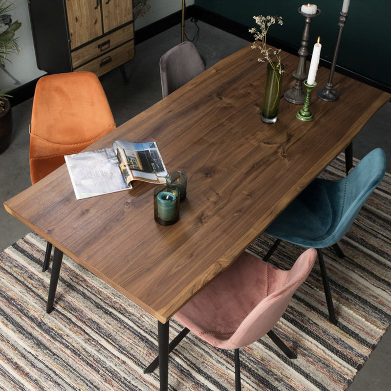 Modern Solid Wood Kitchen Dining Table Standard Rectangle Dining Table with 4 Legs Base Clearhalo ' dining_table' 'Dining Tables & Seating' 'Dining Tables' 'furn' 'furn_dining_table' 'Furniture' 'furniture_dining_table' 'Kitchen & Dining Furniture' 'kitchen&dining_furn' 'kitchen' 'kitchen_dining_table' 3600598