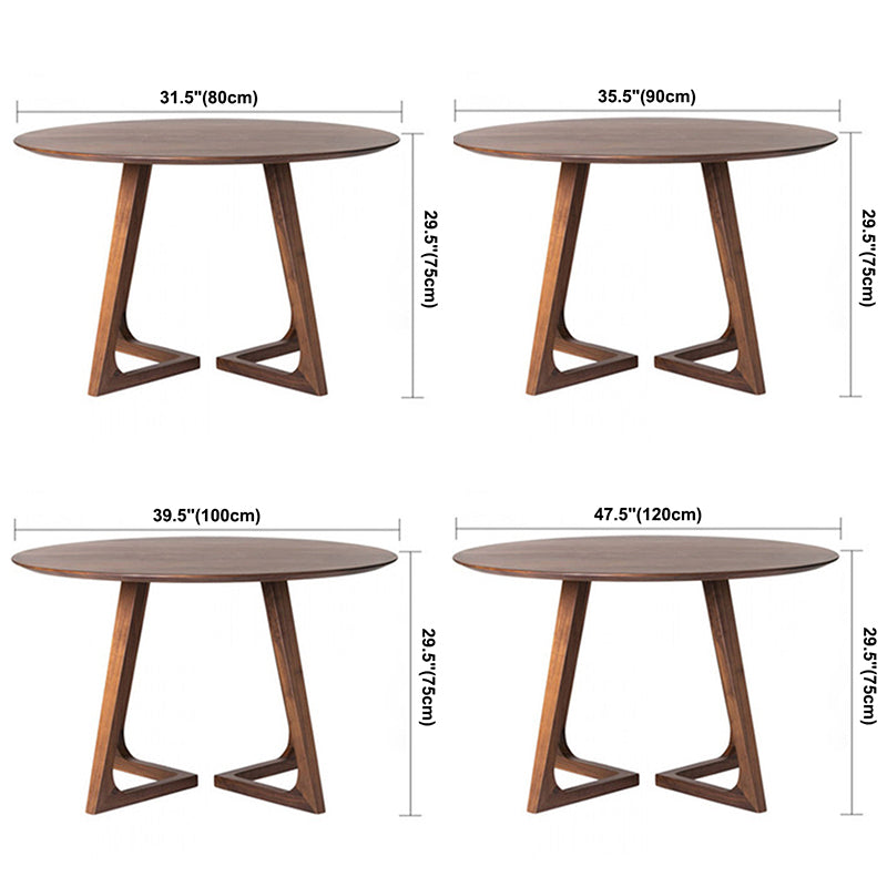 Contemporary Round Dining Table Ash Solid Wood Table with Double Pedestal for Dining Room Clearhalo ' dining_table' 'Dining Tables & Seating' 'Dining Tables' 'furn' 'furn_dining_table' 'Furniture' 'furniture_dining_table' 'Kitchen & Dining Furniture' 'kitchen&dining_furn' 'kitchen' 'kitchen_dining_table' 3643223