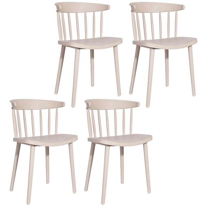 Multicolor Contemporary Style Side Chair Set Windsor Back Side Dining Chair Brown 4 Piece Set Clearhalo ' kitchen&dining_furn' 'Dining Chairs' 'Dining Tables & Seating' 'dining_chair' 'furn' 'furn_dining_chair' 'Furniture' 'furniture_dining_chair' 'Kitchen & Dining Furniture' 'kitchen' 3672367