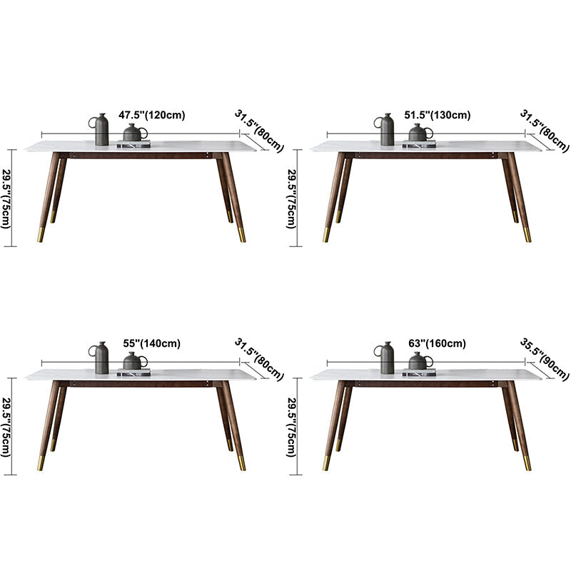 Modern Style Stone Dining Table 4-foot Dining Site Table for Dining Room Clearhalo ' dining_table' 'Dining Tables & Seating' 'Dining Tables' 'furn' 'furn_dining_table' 'Furniture' 'furniture_dining_table' 'Kitchen & Dining Furniture' 'kitchen&dining_furn' 'kitchen' 'kitchen_dining_table' 3756524