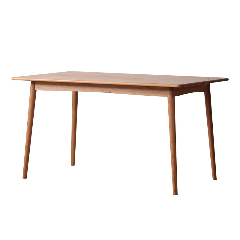 Contemporary Table Solid Wood Dining Table Rectangle for Dining Room Home Brown Without Chairs Clearhalo ' dining_table' 'Dining Tables & Seating' 'Dining Tables' 'furn' 'furn_dining_table' 'Furniture' 'furniture_dining_table' 'Kitchen & Dining Furniture' 'kitchen&dining_furn' 'kitchen' 'kitchen_dining_table' 3815770