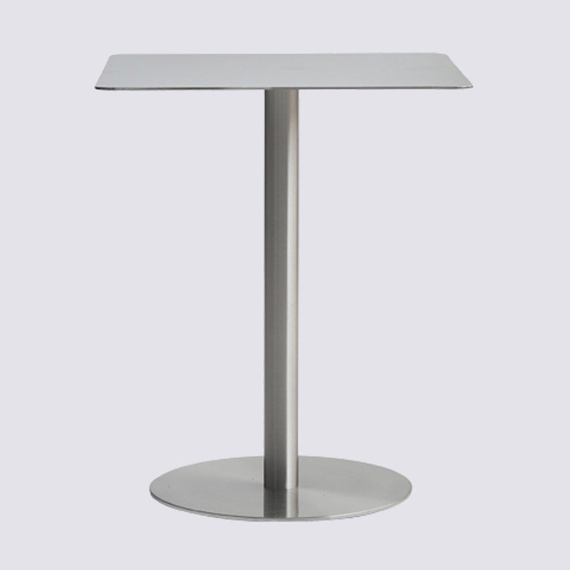 Metal Industrial Dining Table Stainless Steel Table for Kitchen and Dining Room Square Without Chairs Clearhalo ' dining_table' 'Dining Tables & Seating' 'Dining Tables' 'furn' 'furn_dining_table' 'Furniture' 'furniture_dining_table' 'Kitchen & Dining Furniture' 'kitchen&dining_furn' 'kitchen' 'kitchen_dining_table' 3923396
