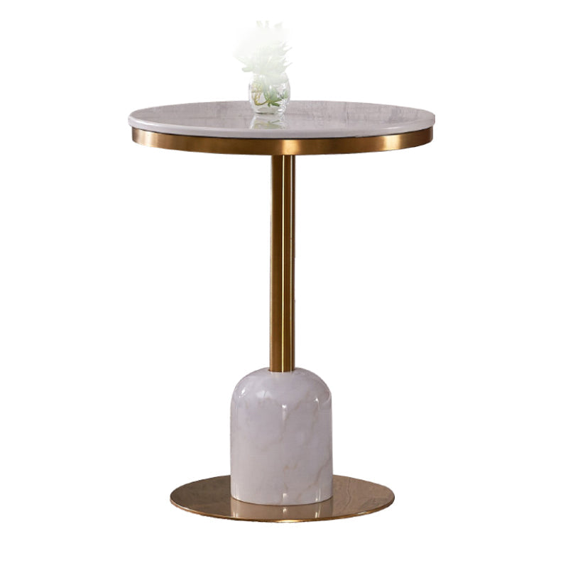 Round Shape Luxury Dining Table Three-Color Fixed Table with Sintered Stone White White Clearhalo ' dining_table' 'Dining Tables & Seating' 'Dining Tables' 'furn' 'furn_dining_table' 'Furniture' 'furniture_dining_table' 'Kitchen & Dining Furniture' 'kitchen&dining_furn' 'kitchen' 'kitchen_dining_table' 3979453