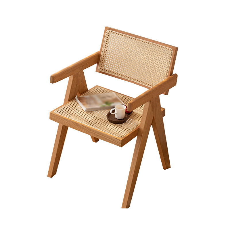 Wood Scandinavian Style Dining Chairs Open Back Dining Side Chair Single Brown 1 Piece Clearhalo ' kitchen&dining_furn' 'Dining Chairs' 'Dining Tables & Seating' 'dining_chair' 'furn' 'furn_dining_chair' 'Furniture' 'furniture_dining_chair' 'Kitchen & Dining Furniture' 'kitchen' 4159508