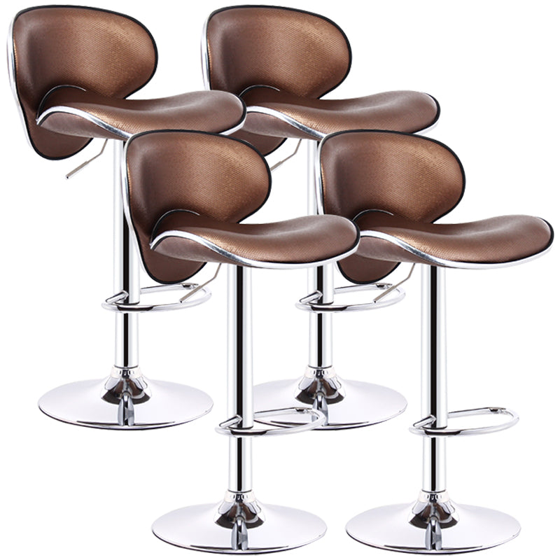 Indoor Nordic Bar Stool Adjustable Height Swivel Armless Stool Coffee 4 Piece Set Clearhalo 'Bar Furniture' 'Bar Stools' 'bar_stools' 'furn' 'furn_bar_stools' 'furniture_bar_stools' 'Kitchen & Dining Furniture' 'kitchen&dining_furn' 'kitchen' 'kitchen_furn' Furniture' 4241531