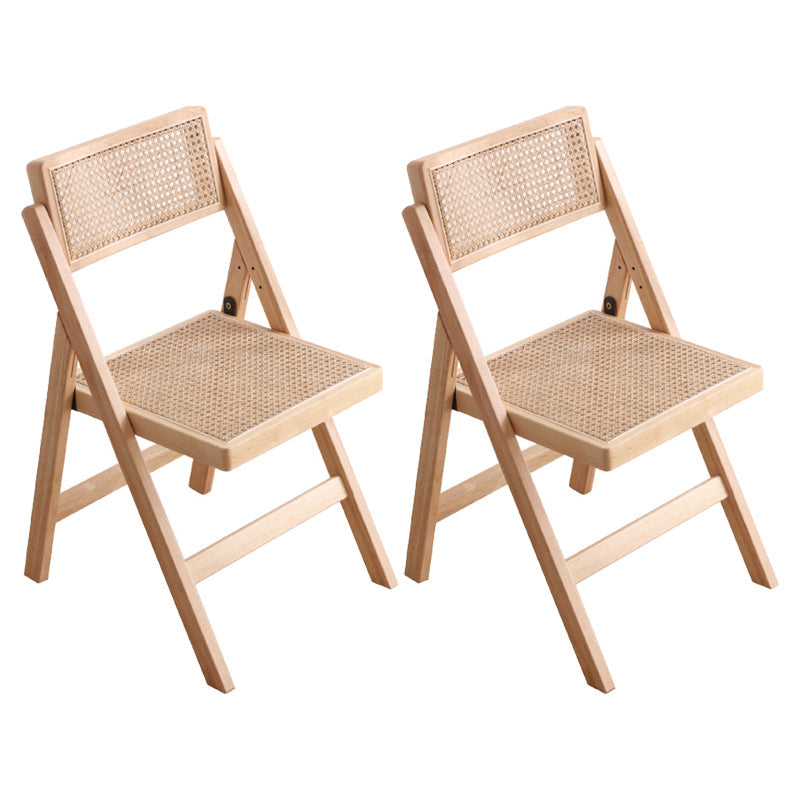 Scandinavian Style Dining Chair Wood Restaurant Open Back Dining Chair Natural 2 Piece Set Clearhalo ' kitchen&dining_furn' 'Dining Chairs' 'Dining Tables & Seating' 'dining_chair' 'furn' 'furn_dining_chair' 'Furniture' 'furniture_dining_chair' 'Kitchen & Dining Furniture' 'kitchen' 4246107