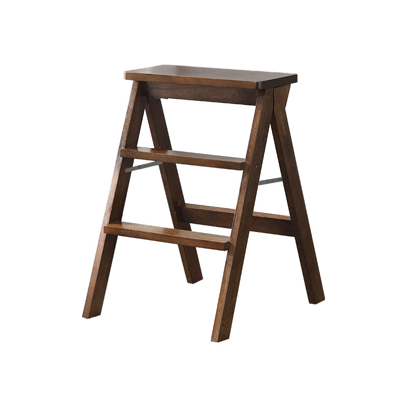Stackable Rectangle Bar Stool Modern Armless Wood Bar Stool with Footrest Walnut Clearhalo 'Bar Furniture' 'Bar Stools' 'bar_stools' 'furn' 'furn_bar_stools' 'furniture_bar_stools' 'Kitchen & Dining Furniture' 'kitchen&dining_furn' 'kitchen' 'kitchen_furn' Furniture' 4259341