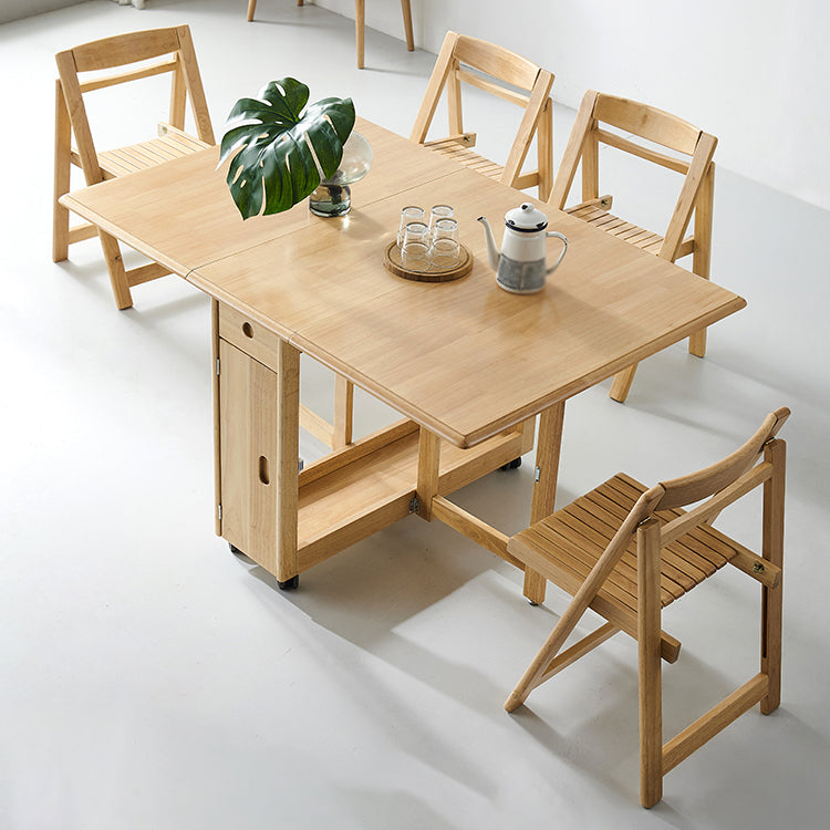 Modern 1/2/3/5 Pieces Wood Dining Set Dining Furniture Set /Separate Items 5 Pieces: Table, 4 Chairs Clearhalo 'Dining Room Sets' 'Dining Tables & Seating' 'dining_room_set' 'furn' 'furn_dining_room_set' 'Furniture' 'furniture_dining_room_set' 'Kitchen & Dining Furniture' 'kitchen&dining_furn' 'kitchen' 4303851