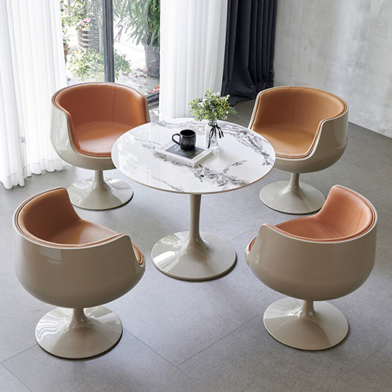 Modern 1/3/4/5 Pieces Sintered Stone Dining Set Dining Furniture Set /Separate Items 5 Pieces: Table, 4 Chairs Clearhalo 'Dining Room Sets' 'Dining Tables & Seating' 'dining_room_set' 'furn' 'furn_dining_room_set' 'Furniture' 'furniture_dining_room_set' 'Kitchen & Dining Furniture' 'kitchen&dining_furn' 'kitchen' 4313460