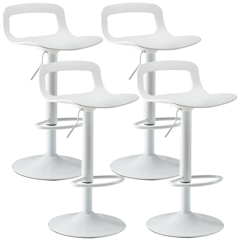 Nordic PP Plastic Seats Barstool Rotating Lifting Bar Stool for Kitchen White 4 Piece Set Clearhalo 'Bar Furniture' 'Bar Stools' 'bar_stools' 'furn' 'furn_bar_stools' 'furniture_bar_stools' 'Kitchen & Dining Furniture' 'kitchen&dining_furn' 'kitchen' 'kitchen_furn' Furniture' 4321937