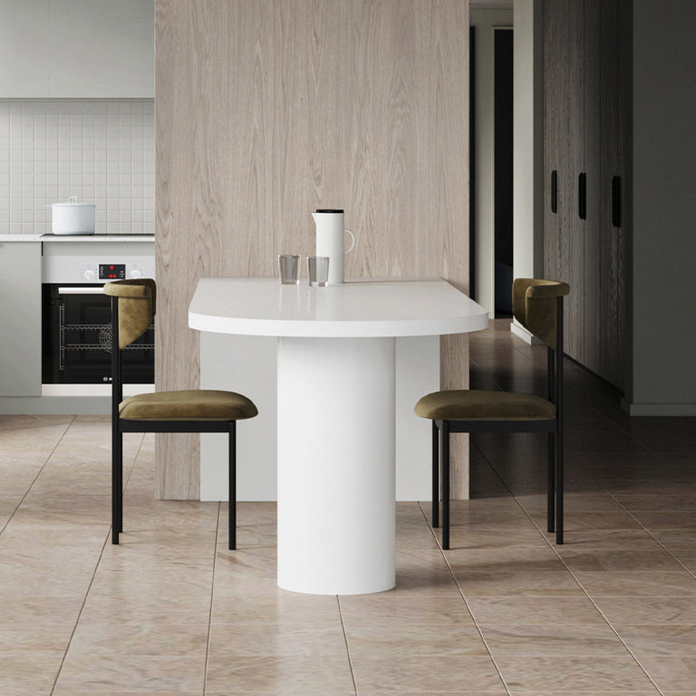 Solid Wood Contemporary Free Form Dining Table Pine Wood Table for Dining Room White Without Chairs Clearhalo ' dining_table' 'Dining Tables & Seating' 'Dining Tables' 'furn' 'furn_dining_table' 'Furniture' 'furniture_dining_table' 'Kitchen & Dining Furniture' 'kitchen&dining_furn' 'kitchen' 'kitchen_dining_table' 4332295