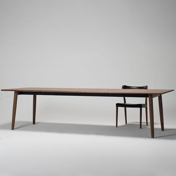 Contemporary Rectangular Dining Table Pine Wood Top Table with 4 Legs 94.5"L x 35.4"W x 29.5"H Without Chairs Clearhalo ' dining_table' 'Dining Tables & Seating' 'Dining Tables' 'furn' 'furn_dining_table' 'Furniture' 'furniture_dining_table' 'Kitchen & Dining Furniture' 'kitchen&dining_furn' 'kitchen' 'kitchen_dining_table' 4422327