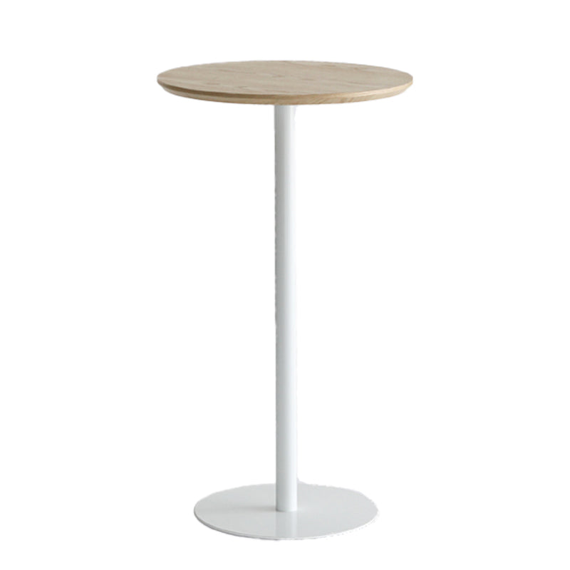 42-inch Height Bar Table Industrial Style Pub Table with Wood Top for Dining Room Natural Round Clearhalo 'Bar Furniture' 'Bar Tables' 'bar_tables' 'furn' 'furn_bar_tables' 'Furniture' 'furniture_bar_tables' 'Kitchen & Dining Furniture' 4423175