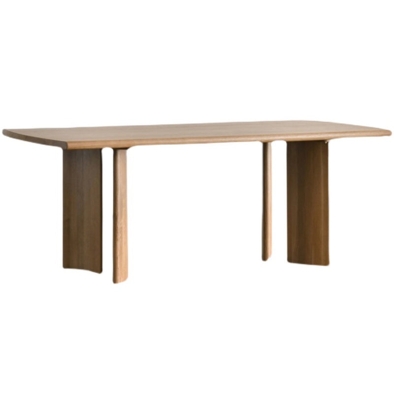 Solid Wood 4 Legs Modern Table Rectangle Fixed Dinette Table Without Chairs Clearhalo ' dining_table' 'Dining Tables & Seating' 'Dining Tables' 'furn' 'furn_dining_table' 'Furniture' 'furniture_dining_table' 'Kitchen & Dining Furniture' 'kitchen&dining_furn' 'kitchen' 'kitchen_dining_table' 4429639