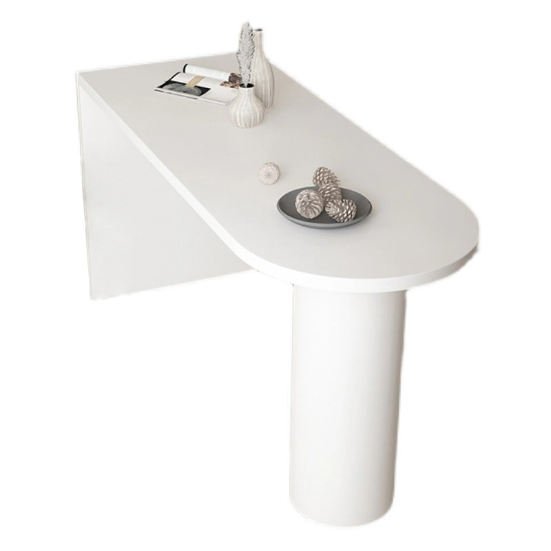 Modern Solid Wood Specialty Bar Table Double Pedestal Bistro Table for Kitchen White Without Chairs Clearhalo 'Bar Furniture' 'Bar Tables' 'bar_tables' 'Dining Tables & Seating' 'Dining Tables' 'dining_table' 'furn' 'furn_dining_table' 'Furniture' 'furniture_bar_tables' 'Kitchen & Dining Furniture' 4457330