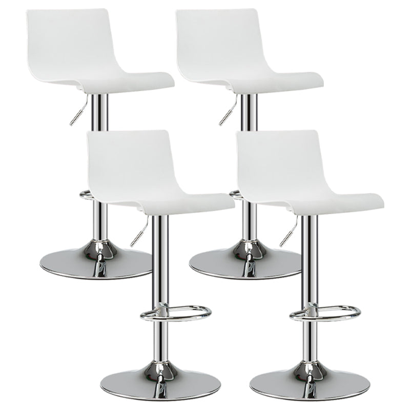 Industrial Style Bar-stool with Adjustable Height Metal Leg for Counter Bar 4 Piece Set Clearhalo 'Bar Furniture' 'Bar Stools' 'bar_stools' 'furn' 'furn_bar_stools' 'furniture_bar_stools' 'Kitchen & Dining Furniture' 'kitchen&dining_furn' 'kitchen' 'kitchen_furn' Furniture' 4481801