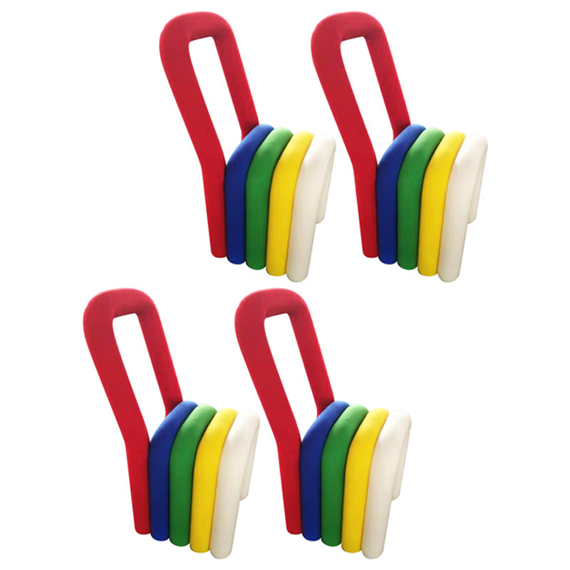 Contemporary Velvet Armless Dining Chair Metal Dining Room Chairs for Home Use Red-Yellow-Blue-Green 4 Piece Set Clearhalo ' kitchen&dining_furn' 'Dining Chairs' 'Dining Tables & Seating' 'dining_chair' 'furn' 'furn_dining_chair' 'Furniture' 'furniture_dining_chair' 'Kitchen & Dining Furniture' 'kitchen' 4523969