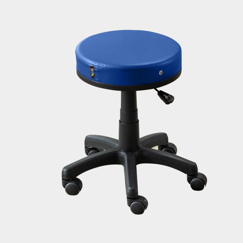 Contemporary Swivel Adjustable Height Bar Stool Indoor Bar Stool with Backless Blue Clearhalo 'Bar Furniture' 'Bar Stools' 'bar_stools' 'furn' 'furn_bar_stools' 'furniture_bar_stools' 'Kitchen & Dining Furniture' 'kitchen&dining_furn' 'kitchen' 'kitchen_furn' Furniture' 4571605