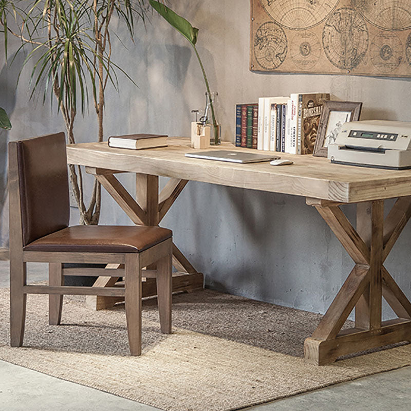 1/2 Pieces Traditional Wood Dining Furniture Set with Wood Chairs Natural Table Furniture 2 Pieces: Table, 1 Chair Clearhalo 'Dining Room Sets' 'Dining Tables & Seating' 'dining_room_set' 'furn' 'furn_dining_room_set' 'Furniture' 'furniture_dining_room_set' 'Kitchen & Dining Furniture' 'kitchen&dining_furn' 'kitchen' 4588196