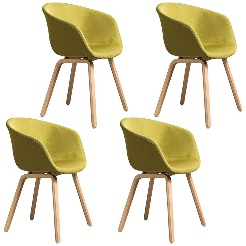 Modern Milk Tea Shop Solid Back Arm Chair Plastic Matte Finish Dining Chair Turquoise Set of 4 Clearhalo ' kitchen&dining_furn' 'Dining Chairs' 'Dining Tables & Seating' 'dining_chair' 'Furniture' 'furniture_dining_chair' 'Kitchen & Dining Furniture' 'kitchen' 4641068