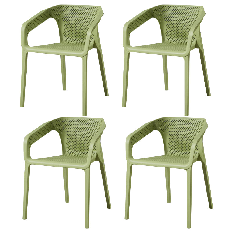 Modern Style Stackable Chairs Dining Arm Chairs with Plastic Legs for Kitchen Light Green 4 Piece Set Clearhalo ' kitchen&dining_furn' 'Dining Chairs' 'Dining Tables & Seating' 'dining_chair' 'furn' 'furn_dining_chair' 'Furniture' 'furniture_dining_chair' 'Kitchen & Dining Furniture' 'kitchen' 4666533