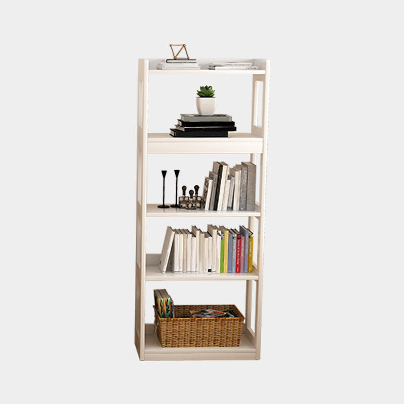 Wood Etagere Bookshelf Contemporary Style Bookshelf for Study Room 25.2"L x 11.8"W x 63"H White Clearhalo 'Bookcases' 'furn' 'furn_bookcases' 'Furniture' 'furniture_bookcases' 'kitchen' 'kitchen_bookcases' 'Living Room Furniture' 'Office Furniture' 4670336