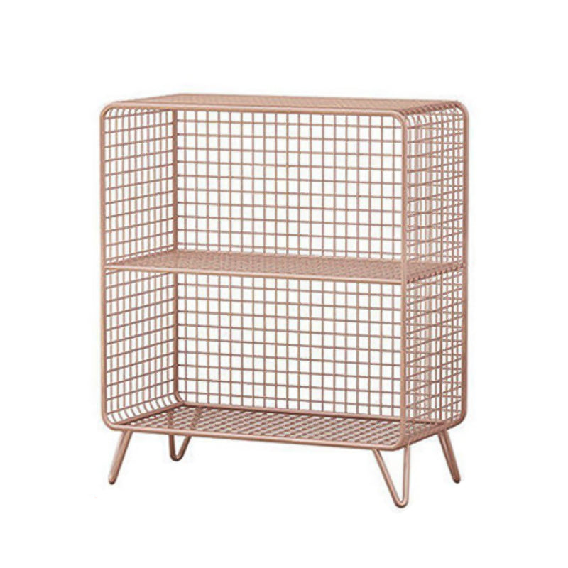 Closed Bookcase Shelf Industrial Metal Shelves for Study Room 24"L x 12"W x 28"H Pink Clearhalo 'Bookcases' 'furn' 'furn_bookcases' 'Furniture' 'furniture_bookcases' 'kitchen' 'kitchen_bookcases' 'Living Room Furniture' 'Office Furniture' 4708823